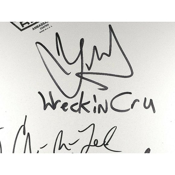 World Class Wreckin Cru Signed 14" Drumhead 3 Sigs Beckett Proof Autograph BAS - Picture 5 of 11